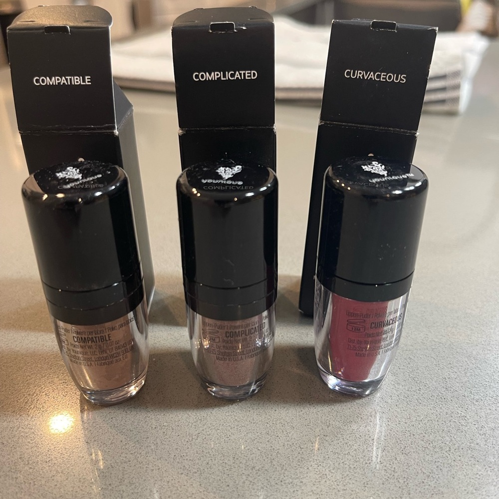 Younique Moodstruck Crush Lip Powder Bundle